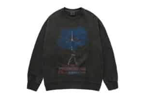 ADLV Mobile Suit Gundam Last Shooting Pigment Washing Crewneck Front View