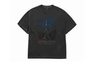 ADLV Mobile Suit Gundam Last Shooting Pigment Washing Tee Charcoal