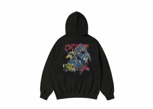 ADLV Mobile Suit Z Gundam Mobile Suit Hoodie Black Back View