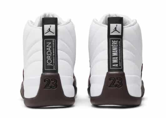 Air Jordan 12 Retro SP A Ma Maniére White (W) Back View