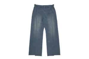 Haonanhuang Corduroy Split Pants Blue H622
