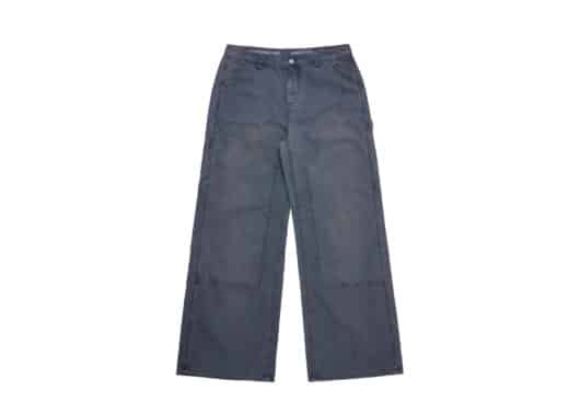 Haonanhuang Faded Double Knee Carpenter Pants Blue H765