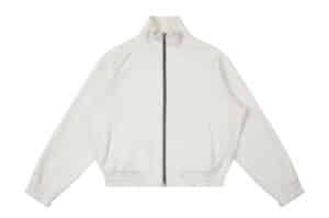 Haonanhuang-Fleece-Lined-Spacer-Cotton-Zip-Up-Grey-H703