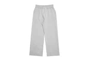 Haonanhuang-Structured-Cotton-Blend-Casual-Sweatpants-Grey-H886