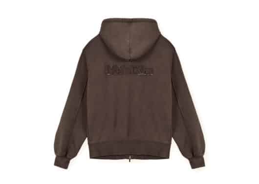 Matin-Kim-Back-Logo-Washed-Hoody-Zip-Up-Cocoa-JP534-M