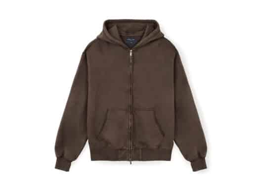 Matin-Kim-Back-Logo-Washed-Hoody-Zip-Up-Cocoa-JP534-M