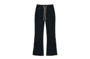 Matin-Kim-Boots-Cut-Slim-Cargo-Sweatpants-Black-PT029