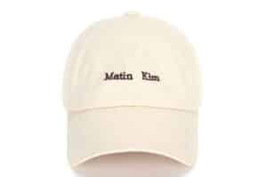 Matin-Kim-Matin-Mini-Classic-Logo-Ball-Cap-Beige-HT043