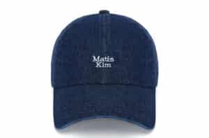 Matin-Kim-Matin-Mini-Logo-Denim-Ball-Cap-Blue-HT044