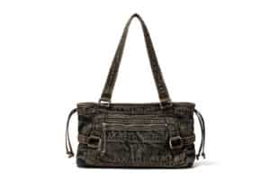 Matin Kim Matin Washed Denim Square Bag Black BG040