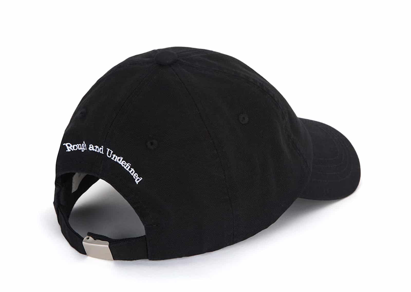 Matin Kim Mini Logo Ball Cap Black HT042 Back View