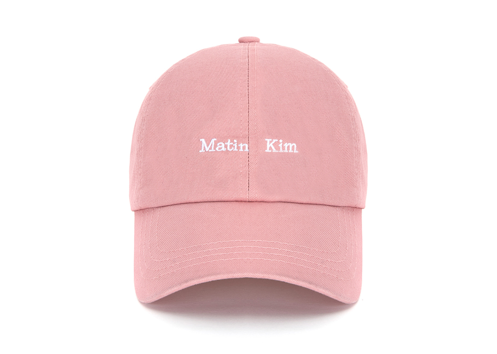 Matin Kim Mini Classic Logo Ball Cap Pink HT043