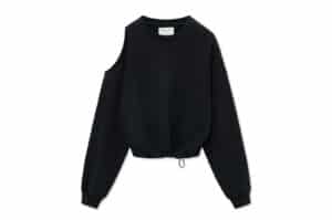 Matin-Kim-Shoulder-Hole-Sweatshirt-Black-MT005