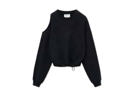 Matin-Kim-Shoulder-Hole-Sweatshirt-Black-MT005