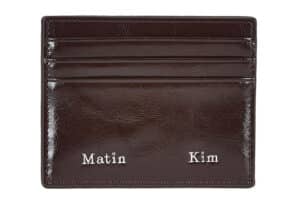 Matin-Kim-Steel-Logo-Card-Wallet-Brown-WL017