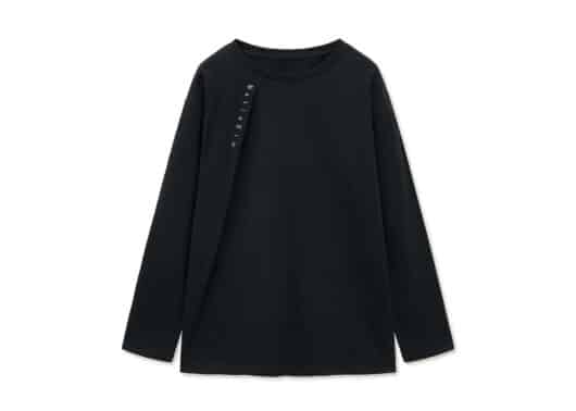 Matin-Kim-Tuck-Point-Long-Sleeve-Top-Black-TS063-W