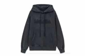 Matin-Kim-Vintage-Color-Dying-Logo-Hoody-Charcoal-TS070