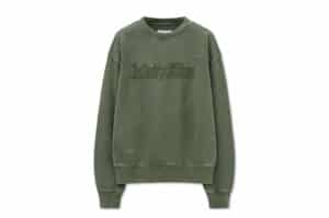 Matin-Kim-Vintage-Color-Dying-Logo-Sweatshirt-Khaki-MT006