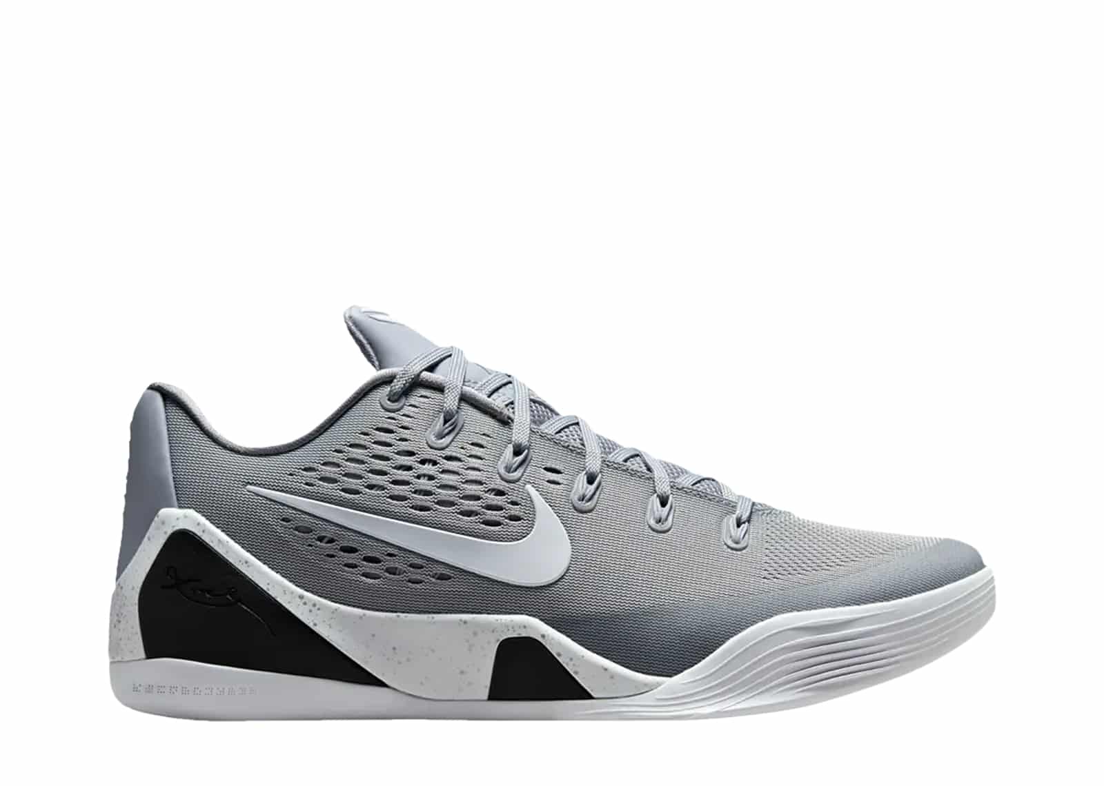 Nike Kobe 9 EM Low Protro TB Wolf Grey Front View