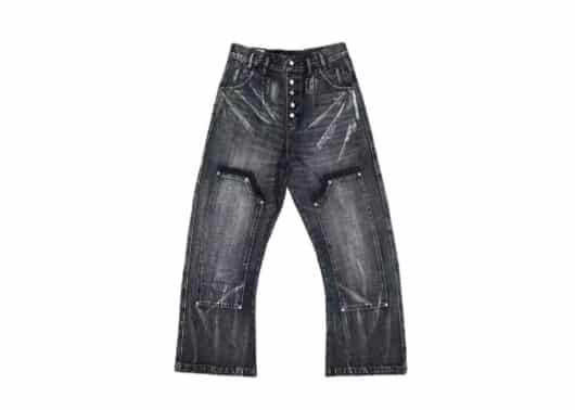 PANQ 2025 Newada Washed Jeans Black