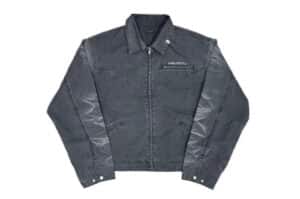 PANQ 2025 Washed Workwear Jacket Black