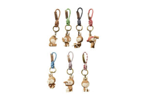 Pop Mart Labubu The Monsters Timber Workshop Collection Keychain Single Blind Box Detailded View