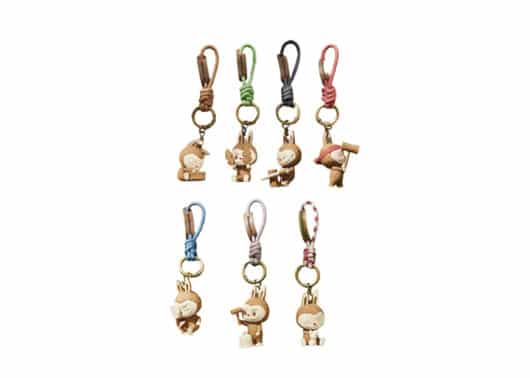 Pop Mart Labubu The Monsters Timber Workshop Collection Keychain Single Blind Box Detailded View