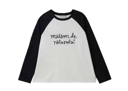 Rolarola-Maison-De-Rola-Raglan-Tee-White-Black