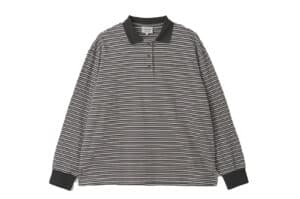 Rolarola Rola Collar Stripe Tee Gray