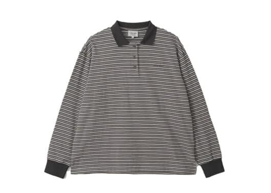 Rolarola Rola Collar Stripe Tee Gray