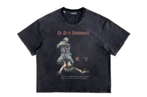 UNKNOWNWORLD Desire Tee Washed Black UN253003