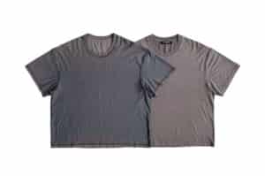 UNKNOWNWORLD Reverse Stitched Tee Pearl Grey UN252006
