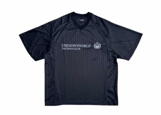 UNKNOWNWORLD Virtual Team Football Tee Black UN231-32008