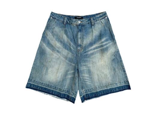 UNKNOWNWORLD-Washed-Dirty-Denim-Shorts-Blue-UN232-52805