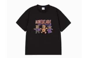 ADLV AC Bear Friend Halloween Tee Black Front View