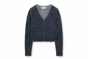 Matin-Kim-All-Over-Logo-Crop-Cardigan-Navy-CD022