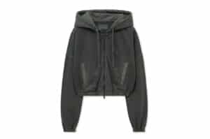 Matin-Kim-Back-Logo-Pigment-Dyed-Crop-Zip-Up-Hoody-Charcoal-JP045-W