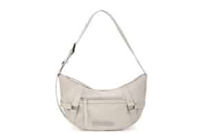 Matin Kim Fabric Arc Hobo Bag Light Grey BG084