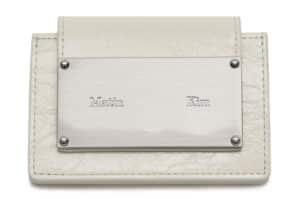 Matin Kim Glazed Accordion Wallet White WL019