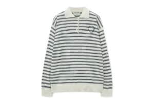 Matin-Kim-Heart-Logo-Collar-Striped-Pullover-Ivory-PO036