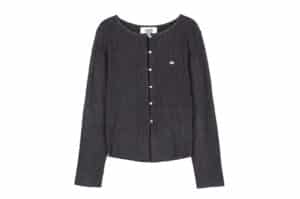 Rolarola-Button-Point-Slim-Cardigan-Charcoal