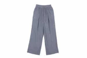 Rolarola-Fleece-Lace-String-Wide-Pants-Gray
