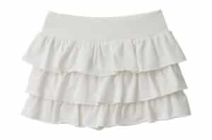 Rolarola Nubasic Frill Mini Skirt White