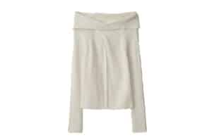 Rolarola-Wool-Blended-Twist-Button-Off-Shoulder-Knit-Ivory
