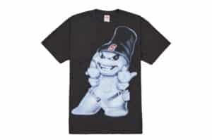 Supreme-Snowman-Tee-Black