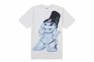 Supreme-Snowman-Tee-White