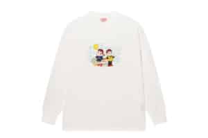 A Few Good Kids x Fujiya Peko Moon L/S Tee White