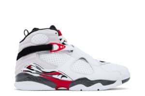 Air Jordan 8 Retro White True Red (2025) Front View