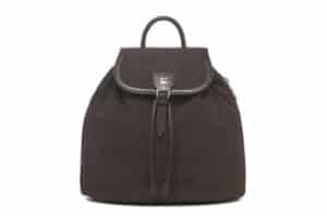 Carlyn Lav Suede Backpack Dark Brown H75336010