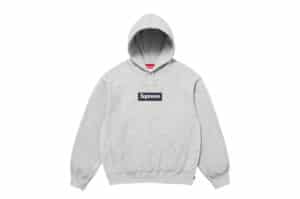 Supreme Box Logo Hooded Sweatshirt (FW25) Heather Grey